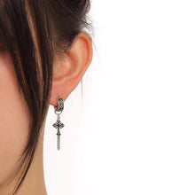 Load image into Gallery viewer, 925 Sterling Silver Hoop Earrings 1 Pair