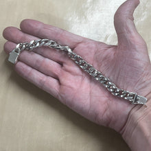 Load image into Gallery viewer, Men's 925 Hallmarked Solid Sterling Silver Cuban Link Curb Bracelet