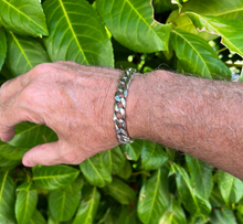 Load image into Gallery viewer, Men's 925 Hallmarked Solid Sterling Silver Cuban Link Curb Bracelet