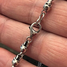 Load image into Gallery viewer, Mens & Ladies 925 Hallmarked Sterling Silver Skull Bracelet Bangle