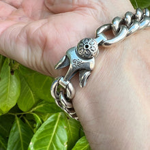 Load image into Gallery viewer, Hallmarked Solid 925 Sterling Silver  Chunky Heavy Bracelet