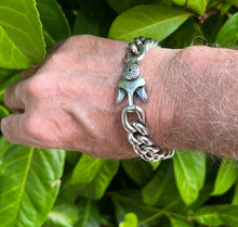 Load image into Gallery viewer, Hallmarked Solid 925 Sterling Silver  Chunky Heavy Bracelet