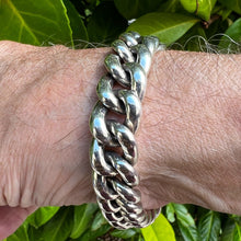 Load image into Gallery viewer, Hallmarked Solid 925 Sterling Silver  Chunky Heavy Bracelet