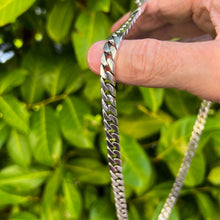 Load image into Gallery viewer, 925 Sterling Silver Hallmarked Cuban Link Curb Chunky Heavy Necklace Chain