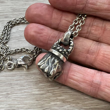Load image into Gallery viewer, Real Solid 925 Sterling Silver Pendant Destiny Hercules's Fist Gothic Hallmarked