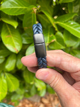 Load image into Gallery viewer, Chunky 12mm Braided Leather Bracelet For Men Or Women