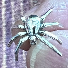 Load image into Gallery viewer, 925 Sterling Spider Stud Earrings 1 Pair