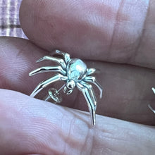 Load image into Gallery viewer, 925 Sterling Spider Stud Earrings 1 Pair
