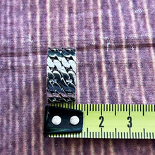 Load image into Gallery viewer, 925 Sterling Silver Single And Double Curb Chain Link Design Rings