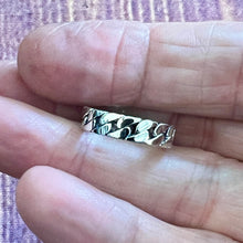 Load image into Gallery viewer, 925 Sterling Silver Single And Double Curb Chain Link Design Rings