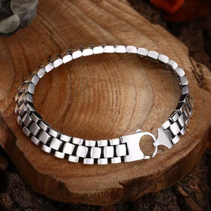 Elegant 925 Sterling Silver 3 Row Bracelet for Men or women