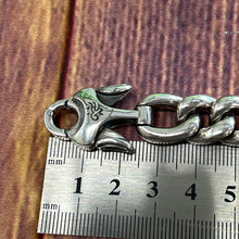Load image into Gallery viewer, Hallmarked Heavy Cuban Link  Solid 925 Sterling Silver Bracelet