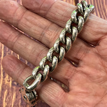 Load image into Gallery viewer, Hallmarked Heavy Cuban Link  Solid 925 Sterling Silver Bracelet