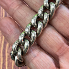 Load image into Gallery viewer, Hallmarked Heavy Cuban Link  Solid 925 Sterling Silver Bracelet
