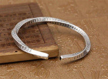 Load image into Gallery viewer, 999 Hallmarked Sterling Silver Twisted Wire Open Bangle for Men Or Women
