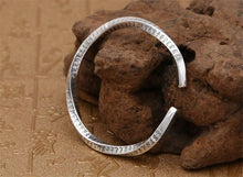 Load image into Gallery viewer, 999 Hallmarked Sterling Silver Twisted Wire Open Bangle for Men Or Women