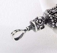 Load image into Gallery viewer, Large Sterling Silver  Hallmarked 3D Articulated Clown Pendant