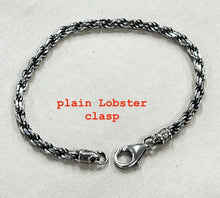 Load image into Gallery viewer, 925 Sterling Silver Hallmarked Mens 5mm Rope Bracelet