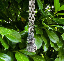 Load image into Gallery viewer, Real Solid 925 Sterling Silver Pendant Destiny Hercules's Fist Gothic Hallmarked (Copy)