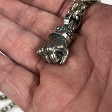 Load image into Gallery viewer, Real Solid 925 Sterling Silver Pendant Destiny Hercules's Fist Gothic Hallmarked (Copy)