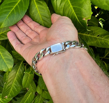 Load image into Gallery viewer, Men&#39;s 925 Hallmarked Solid Sterling Silver Cuban Link Curb Bracelet