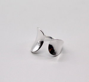 925 Sterling Silver Adjustable Ring  Chunky Statement Style