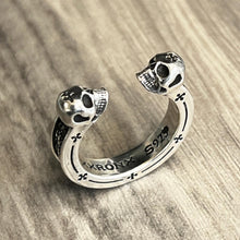 Load image into Gallery viewer, 925 Silver Skull Pinky Ring