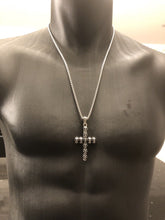 Load image into Gallery viewer, Stainless Steel Cross Pendant Necklace &amp; 60 cm Chain Set