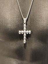 Load image into Gallery viewer, Hallmarked 925 Sterling Silver Skull Cross Crucifix Pendant