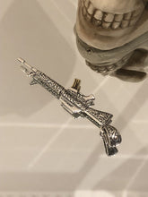 Load image into Gallery viewer, Hallmarked Sterling Silver gun Pistol pendant