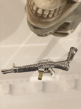 Load image into Gallery viewer, Hallmarked Sterling Silver gun Pistol pendant