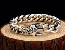 Load image into Gallery viewer, Hallmarked Heavy Solid 925 Sterling Silver Bracelet