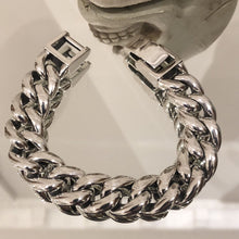 Load image into Gallery viewer, Hallmarked Solid 925 Sterling Silver Round Cuban Curb Link Chunky Heavy Bracelet