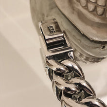 Load image into Gallery viewer, Hallmarked Solid 925 Sterling Silver Round Cuban Curb Link Chunky Heavy Bracelet