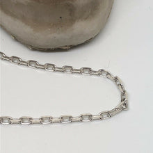 Load image into Gallery viewer, 925 Hallmarked Sterling Silver Small Square Box Chain