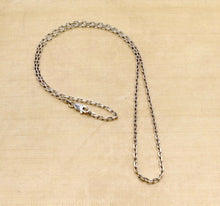 Load image into Gallery viewer, 925 Hallmarked Sterling Silver Small Square Box Chain