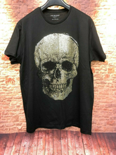 Load image into Gallery viewer, Large Skull Diamante Rhinestone Crystal T shirt