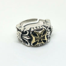 Load image into Gallery viewer, 925 Hallmarked Sterling Silver Maltese Cross Ring