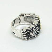 Load image into Gallery viewer, 925 Hallmarked Sterling Silver Maltese Cross Ring