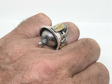 Load image into Gallery viewer, Resizable 925 Hallmarked Sterling Silver Skull Zombie Ring