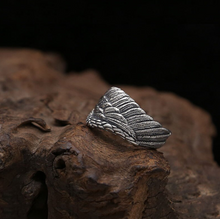 Load image into Gallery viewer, Resizeable 925 Sterling Silver Angel Feather Wings Bird Wing Wrap Around Ring