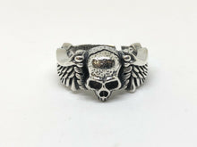 Load image into Gallery viewer, Wing Skull Ring