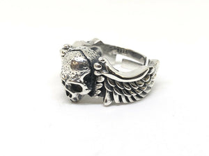 Wing Skull Ring