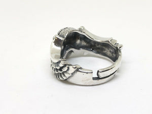 Wing Skull Ring