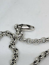 Load image into Gallery viewer, Hallmarked Large Or Small Sterling Silver Cross And Chain Set