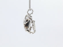 Load image into Gallery viewer, 925 Sterling Silver Hallmarked  Large Cow Bull Animal Carcass Skull  Pendant