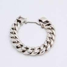 Load image into Gallery viewer, 925 Sterling Silver Hallmarked Round Cuban Link Chunky Heavy Bracelet