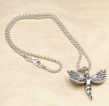 Load image into Gallery viewer, Hallmarked Ladies or Mens Sterling Silver 925 Cherub Angel Pendant