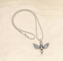 Load image into Gallery viewer, Hallmarked Ladies or Mens Sterling Silver 925 Cherub Angel Pendant