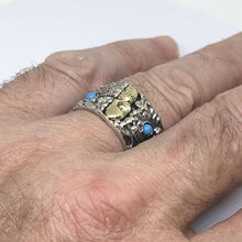 Load image into Gallery viewer, Hallmarked Mens or  Womens 925 Sterling Silver Half Skull Ring